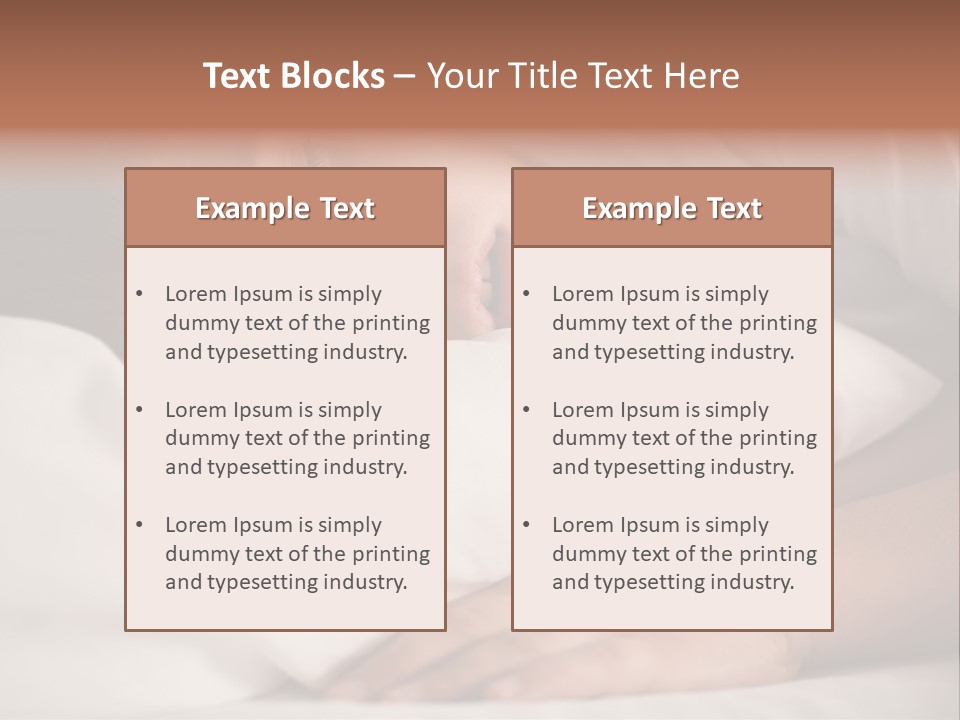 Space Resting White PowerPoint Template