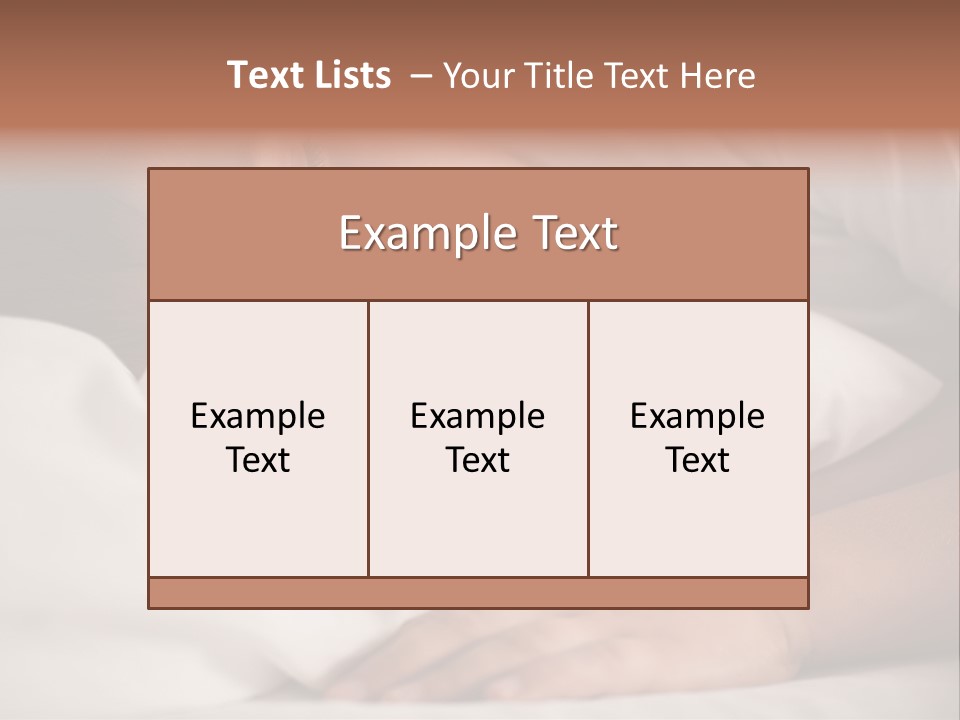 Space Resting White PowerPoint Template
