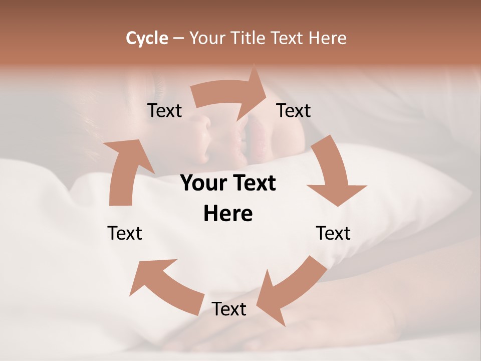 Space Resting White PowerPoint Template