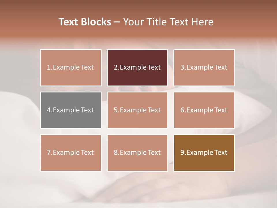 Space Resting White PowerPoint Template