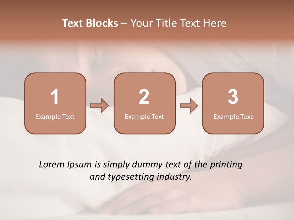 Space Resting White PowerPoint Template