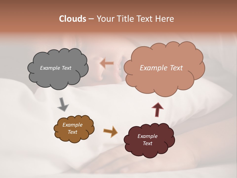 Space Resting White PowerPoint Template
