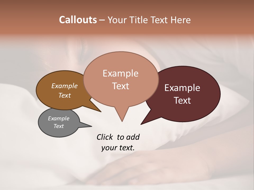 Space Resting White PowerPoint Template