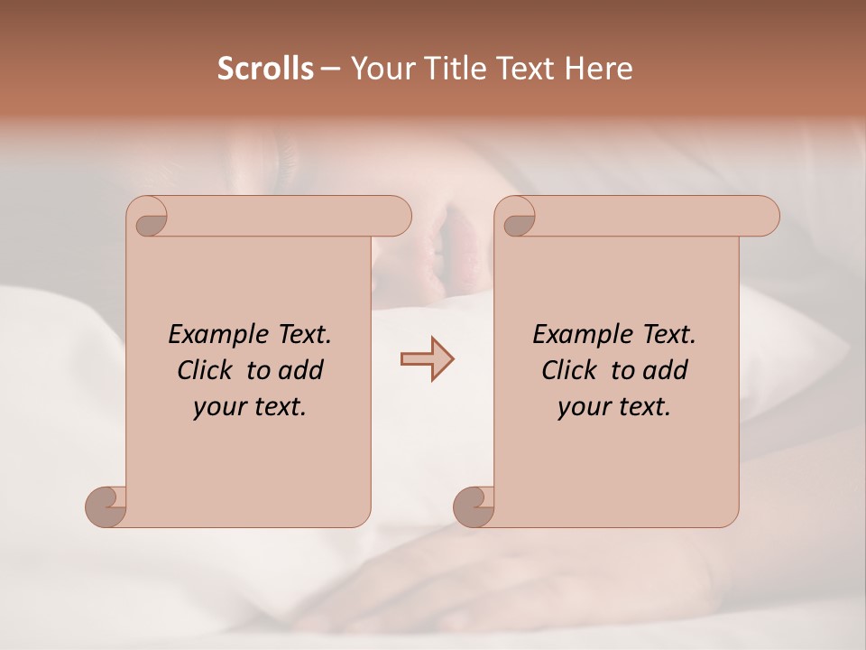 Space Resting White PowerPoint Template