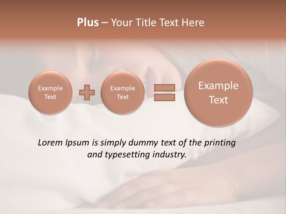 Space Resting White PowerPoint Template