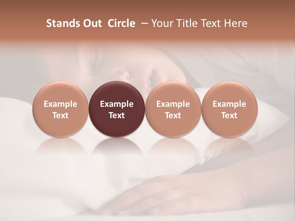 Space Resting White PowerPoint Template