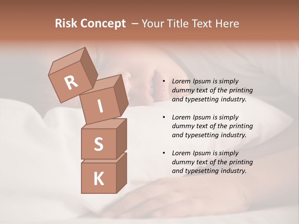 Space Resting White PowerPoint Template