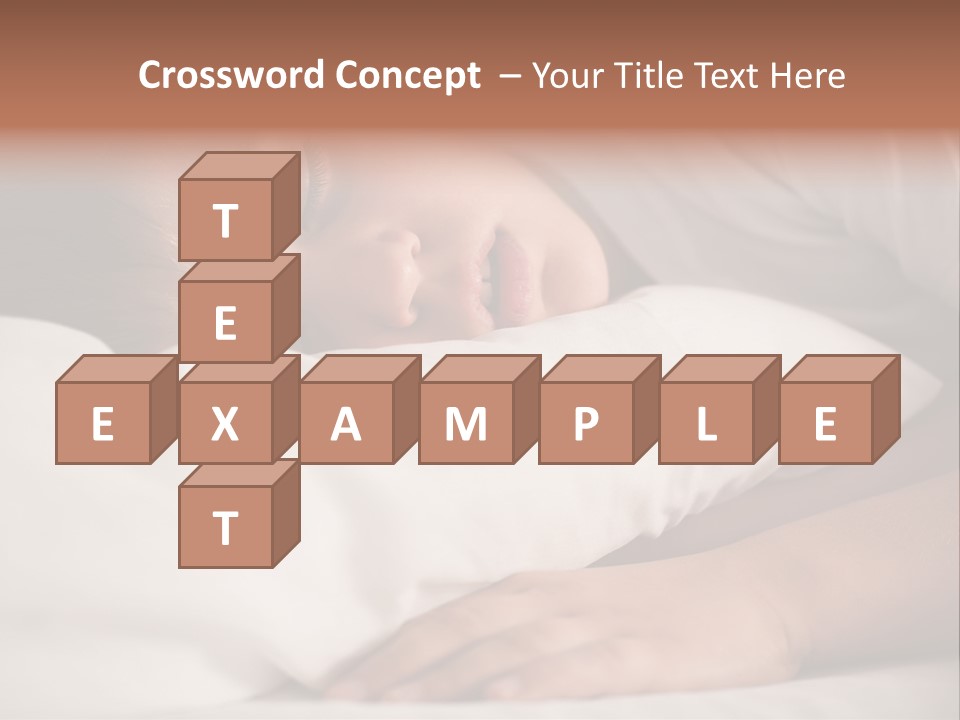 Space Resting White PowerPoint Template