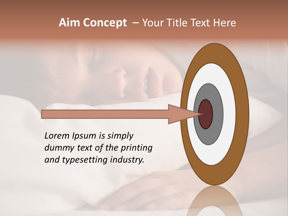 Space Resting White PowerPoint Template