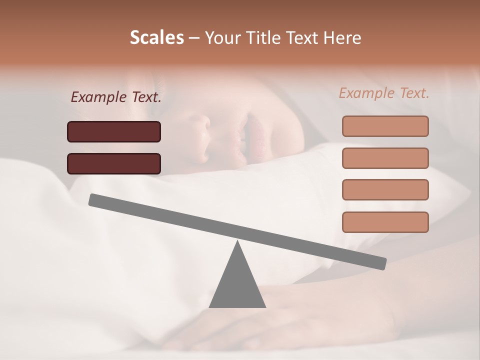 Space Resting White PowerPoint Template