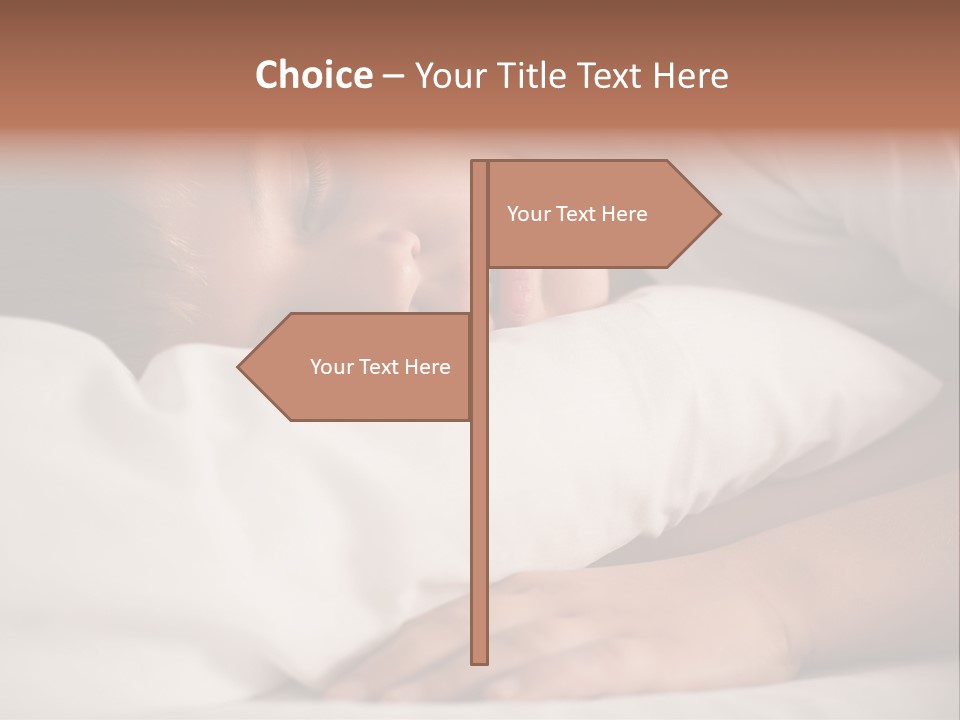 Space Resting White PowerPoint Template