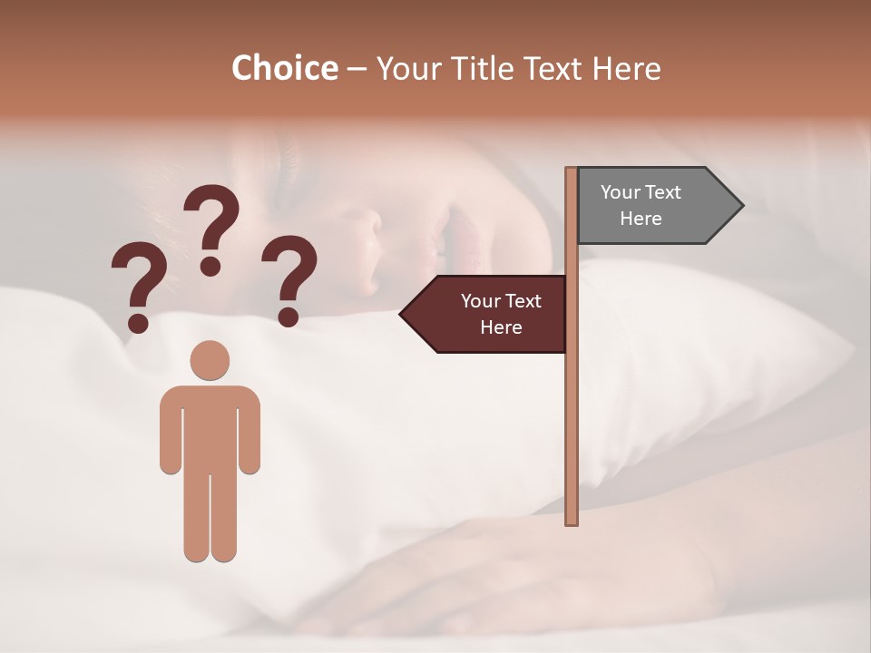 Space Resting White PowerPoint Template