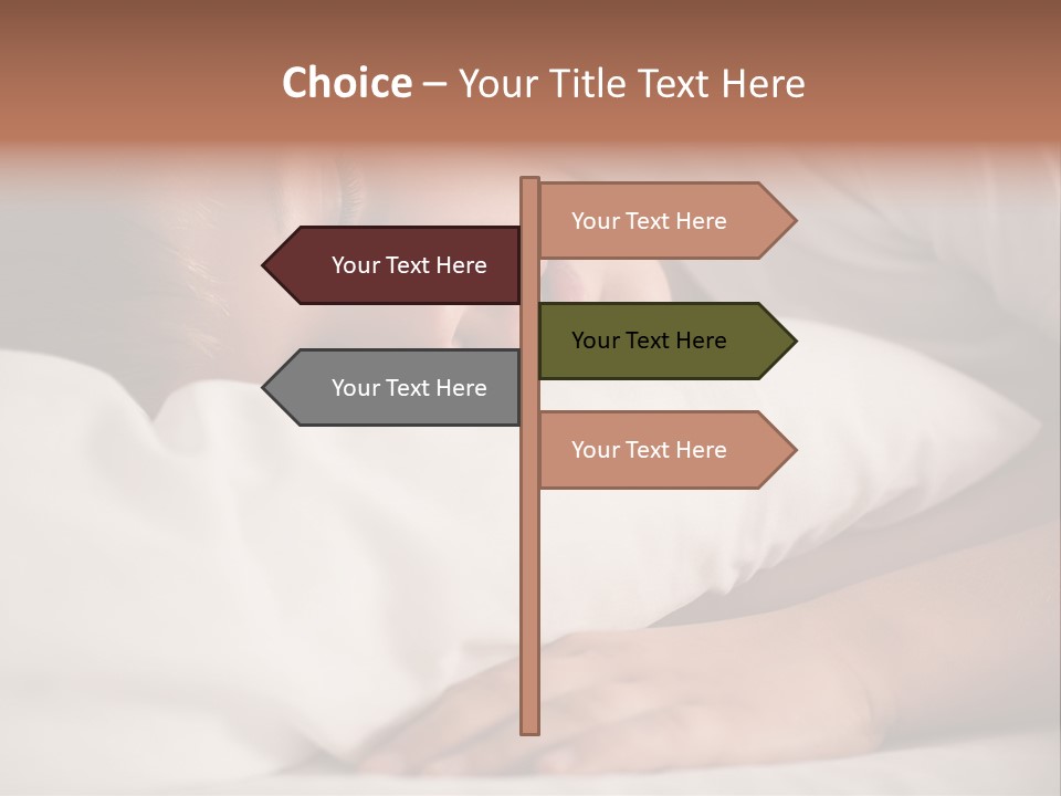 Space Resting White PowerPoint Template