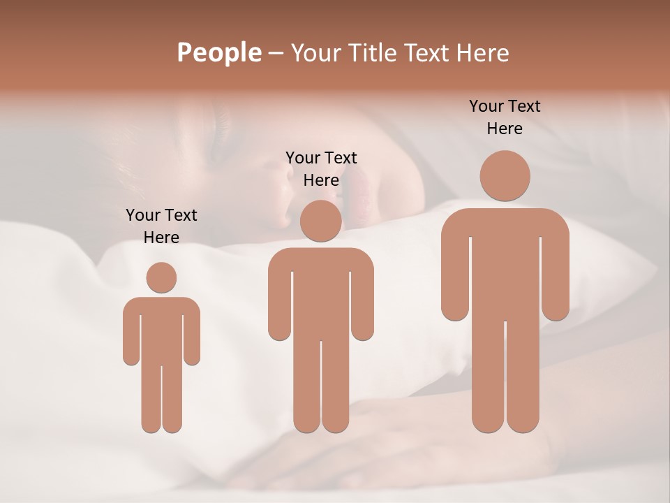 Space Resting White PowerPoint Template