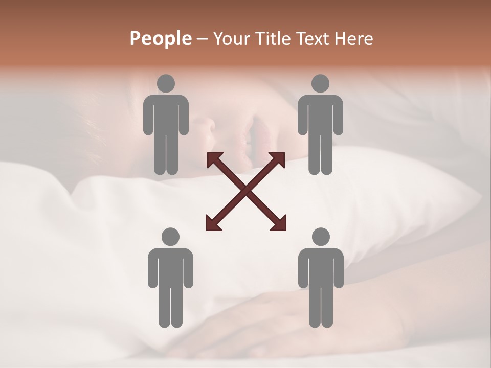 Space Resting White PowerPoint Template