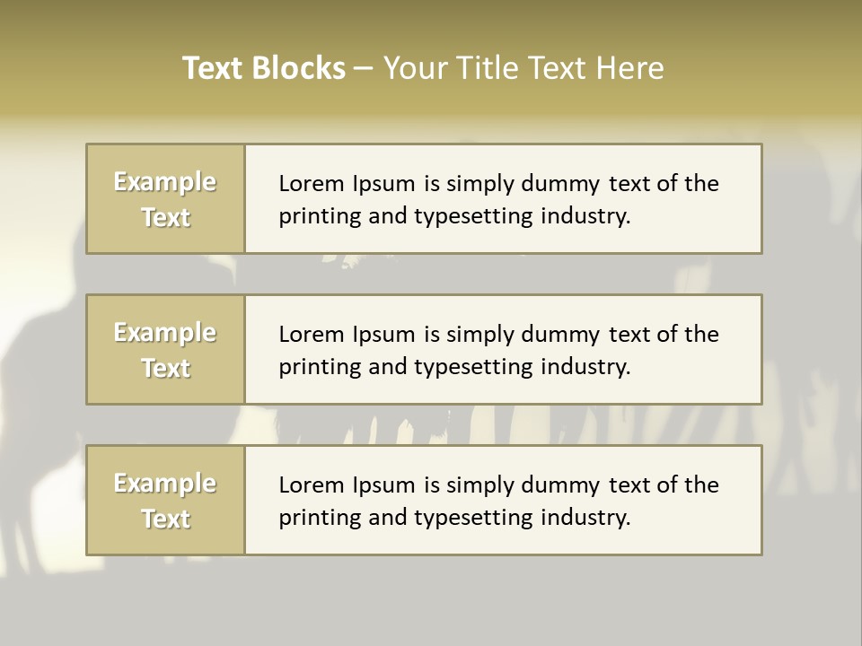 Silhouette Camel Behind PowerPoint Template