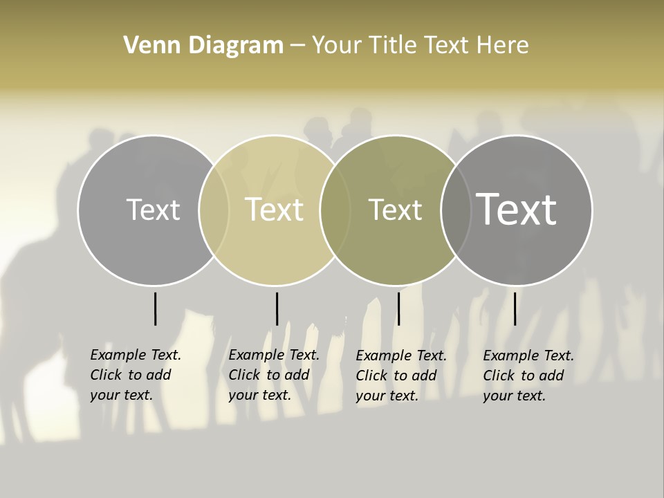 Silhouette Camel Behind PowerPoint Template