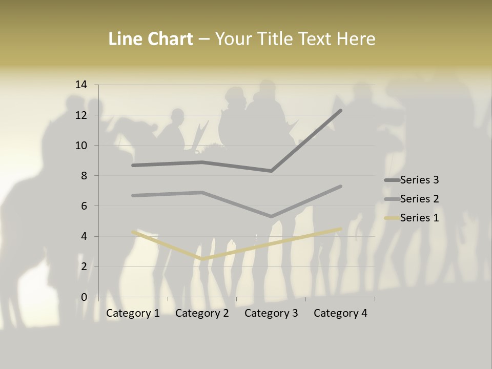 Silhouette Camel Behind PowerPoint Template