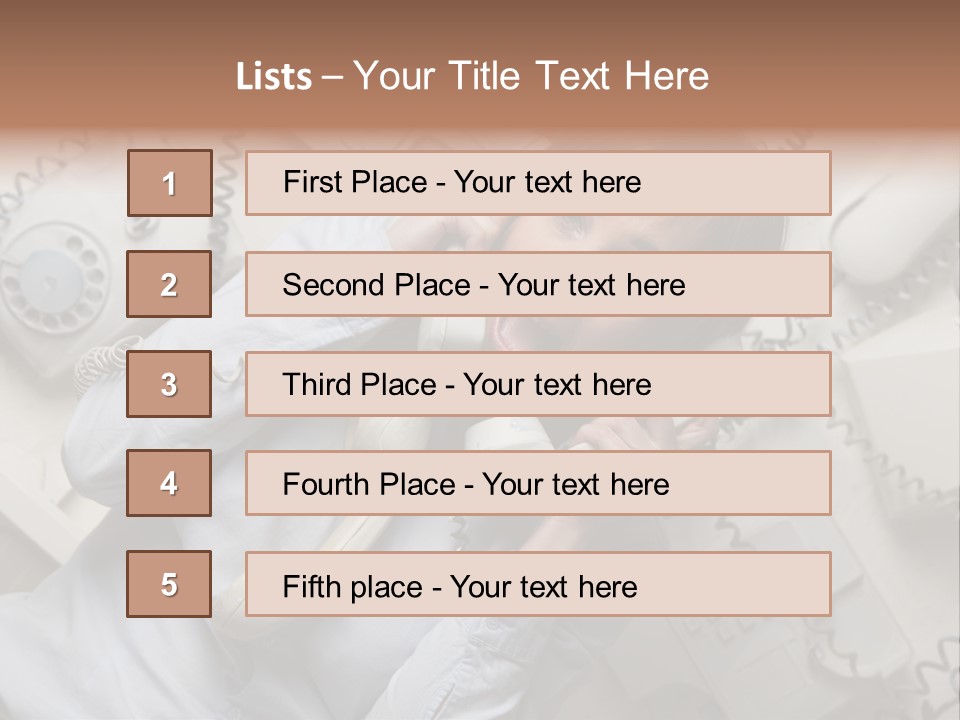 Unhappy Depression Businesswoman PowerPoint Template
