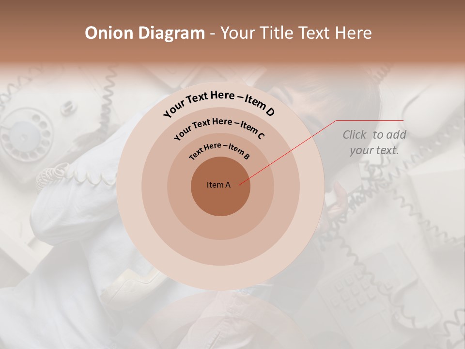 Unhappy Depression Businesswoman PowerPoint Template