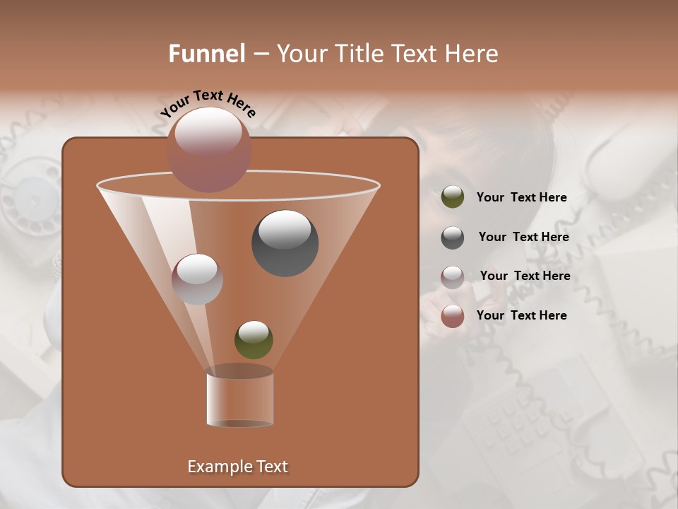 Unhappy Depression Businesswoman PowerPoint Template