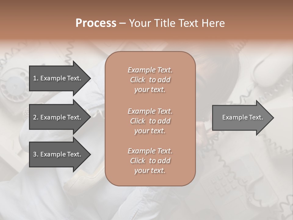 Unhappy Depression Businesswoman PowerPoint Template
