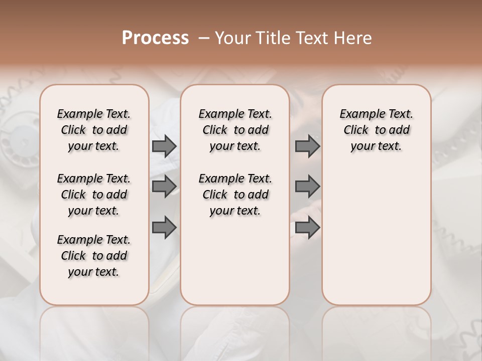Unhappy Depression Businesswoman PowerPoint Template