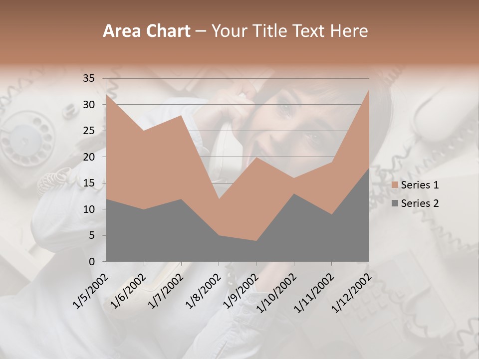 Unhappy Depression Businesswoman PowerPoint Template