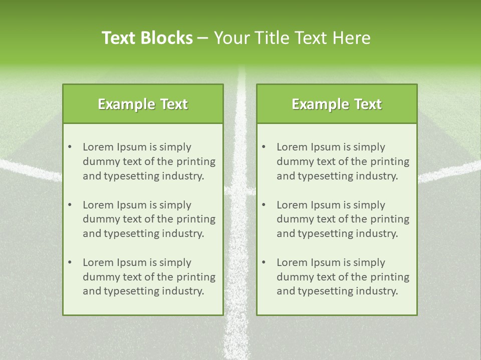 Turf Door Lit PowerPoint Template