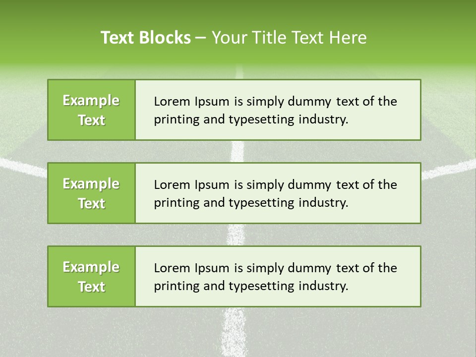 Turf Door Lit PowerPoint Template