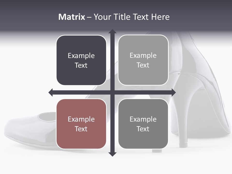 High Leather Isolated PowerPoint Template