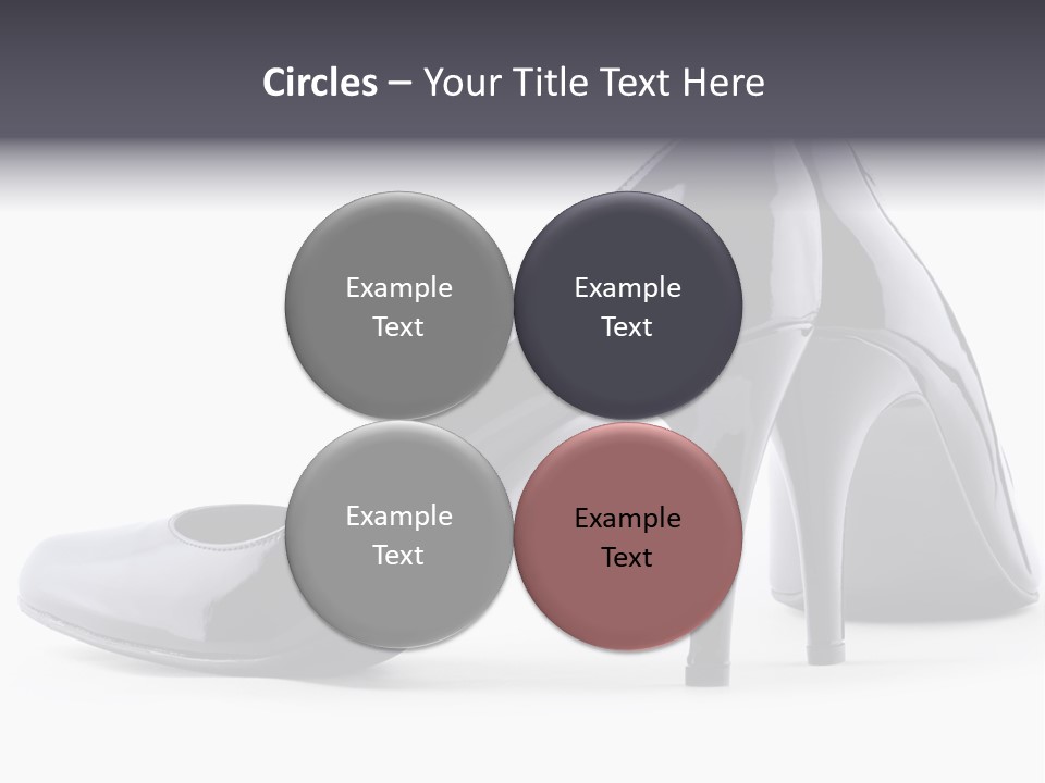 High Leather Isolated PowerPoint Template