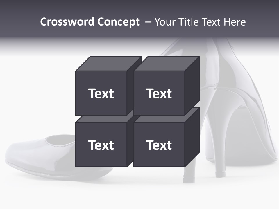 High Leather Isolated PowerPoint Template