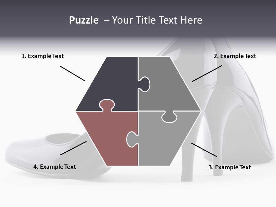 High Leather Isolated PowerPoint Template