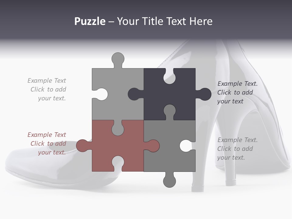 High Leather Isolated PowerPoint Template