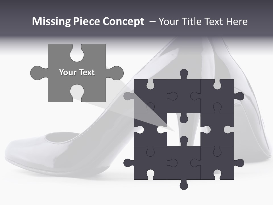 High Leather Isolated PowerPoint Template