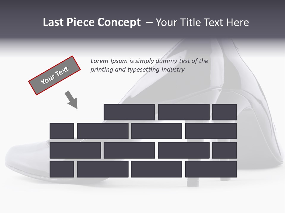 High Leather Isolated PowerPoint Template