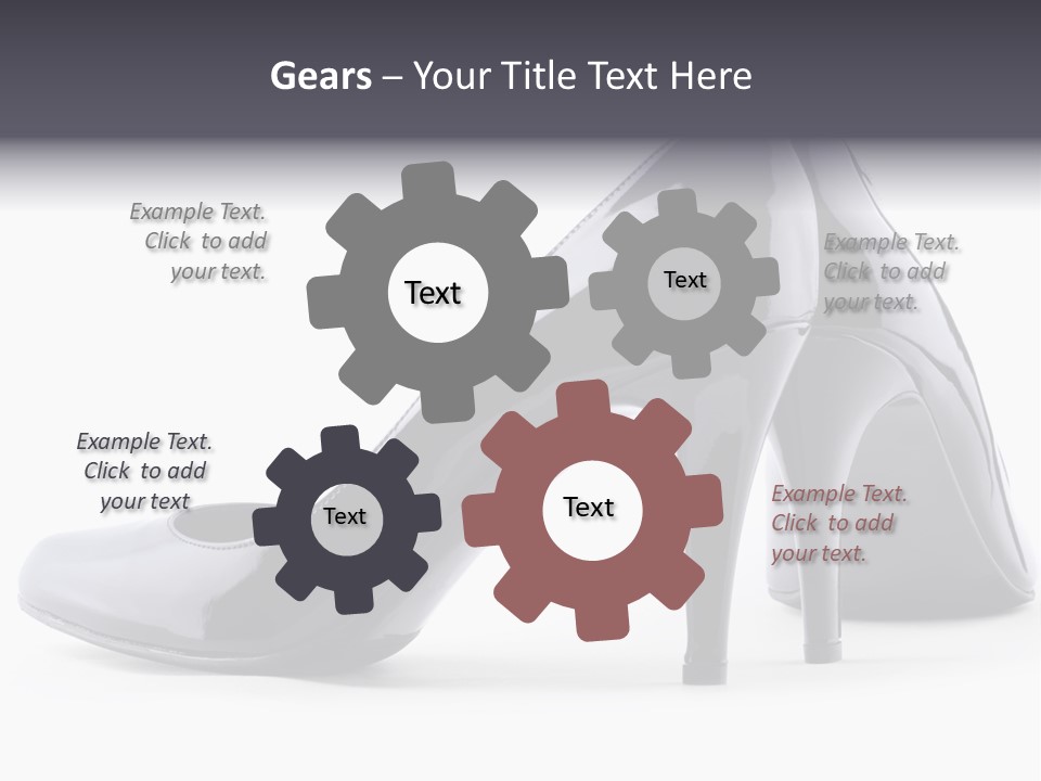High Leather Isolated PowerPoint Template
