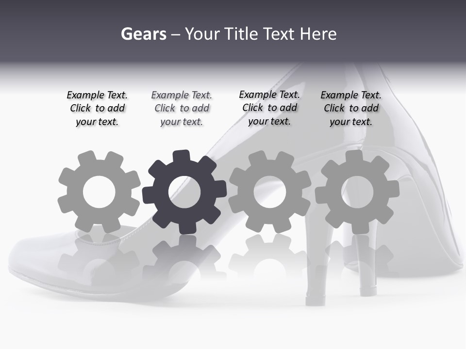 High Leather Isolated PowerPoint Template