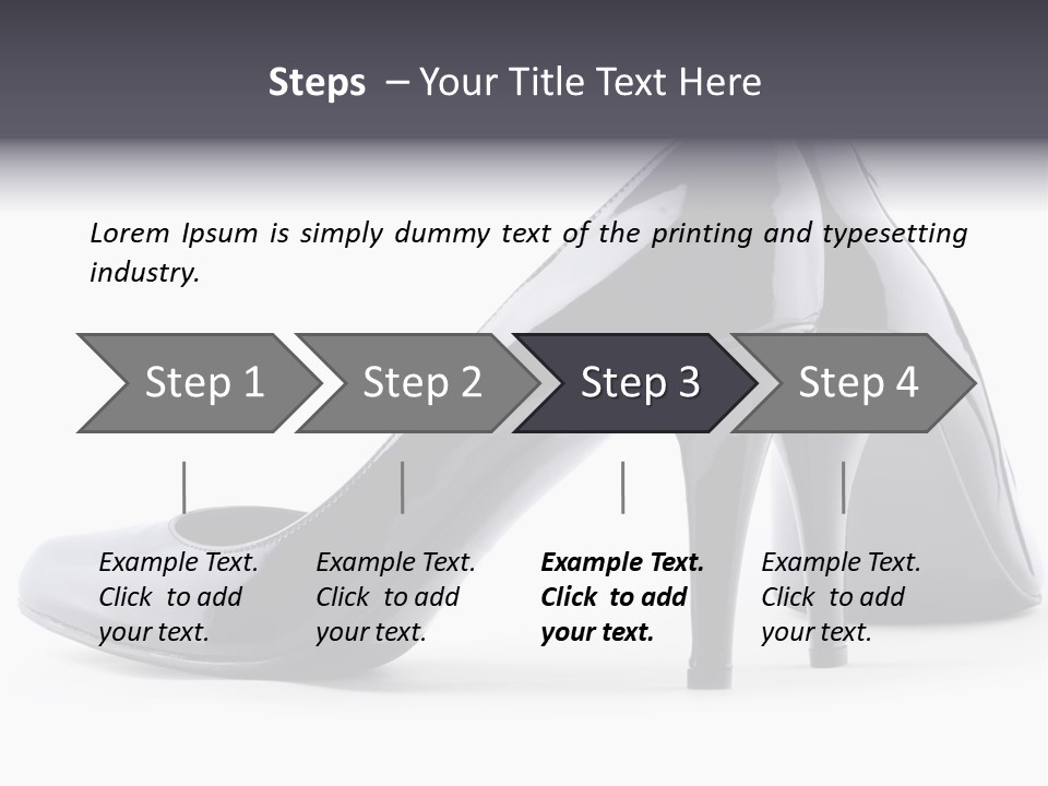 High Leather Isolated PowerPoint Template