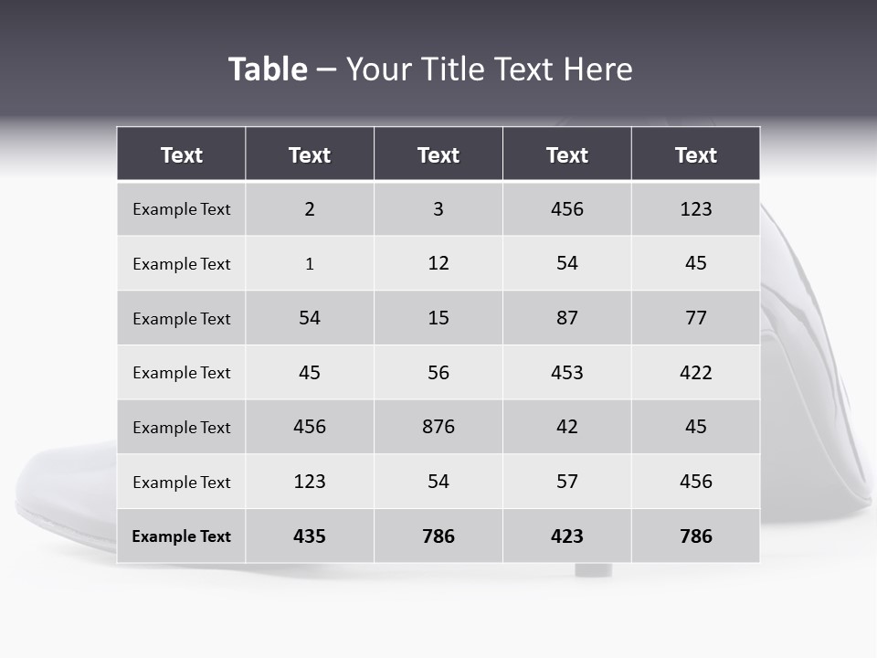 High Leather Isolated PowerPoint Template