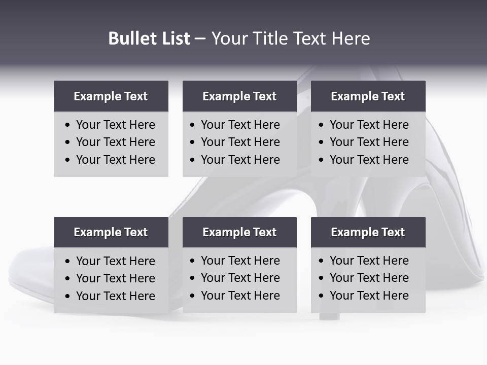 High Leather Isolated PowerPoint Template