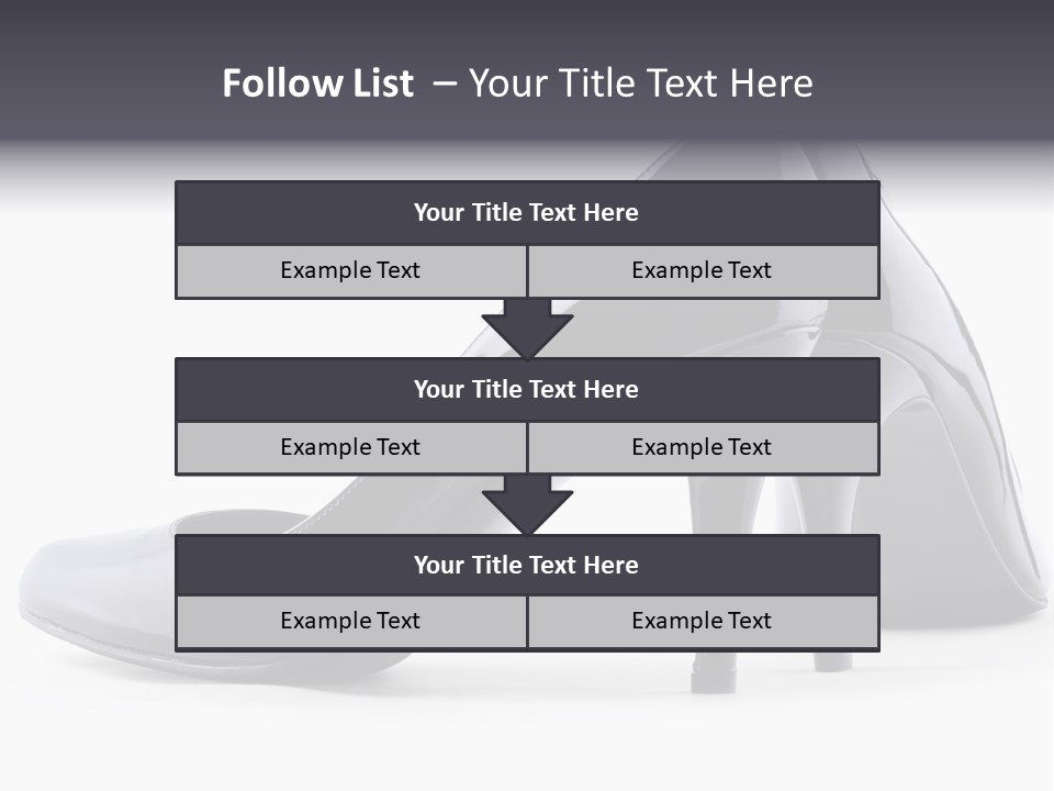 High Leather Isolated PowerPoint Template