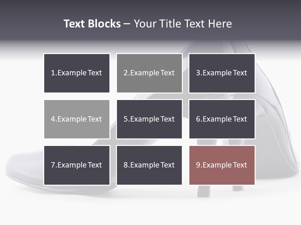 High Leather Isolated PowerPoint Template