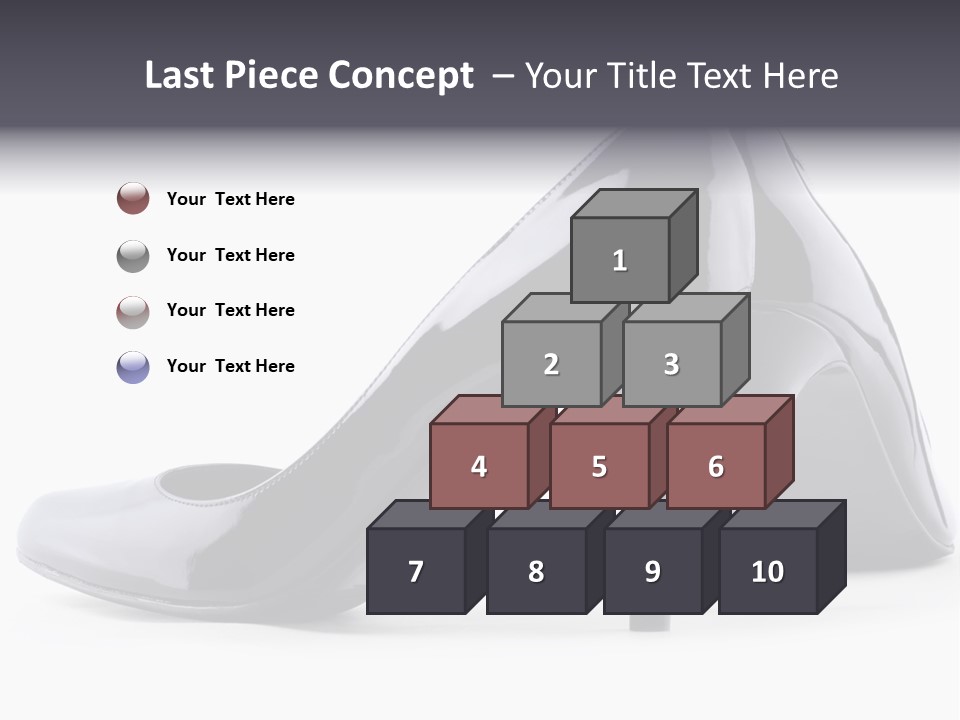 High Leather Isolated PowerPoint Template