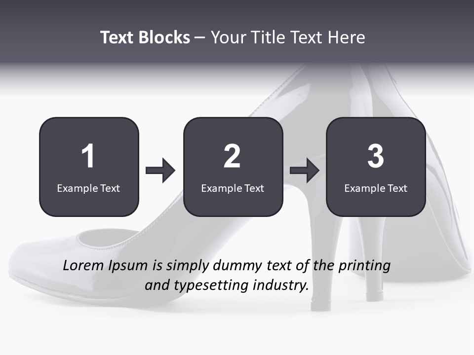 High Leather Isolated PowerPoint Template