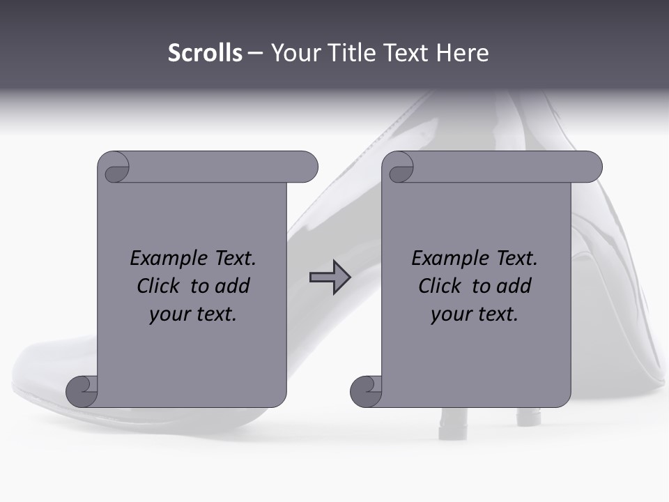 High Leather Isolated PowerPoint Template