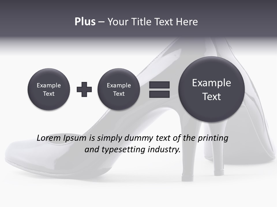 High Leather Isolated PowerPoint Template