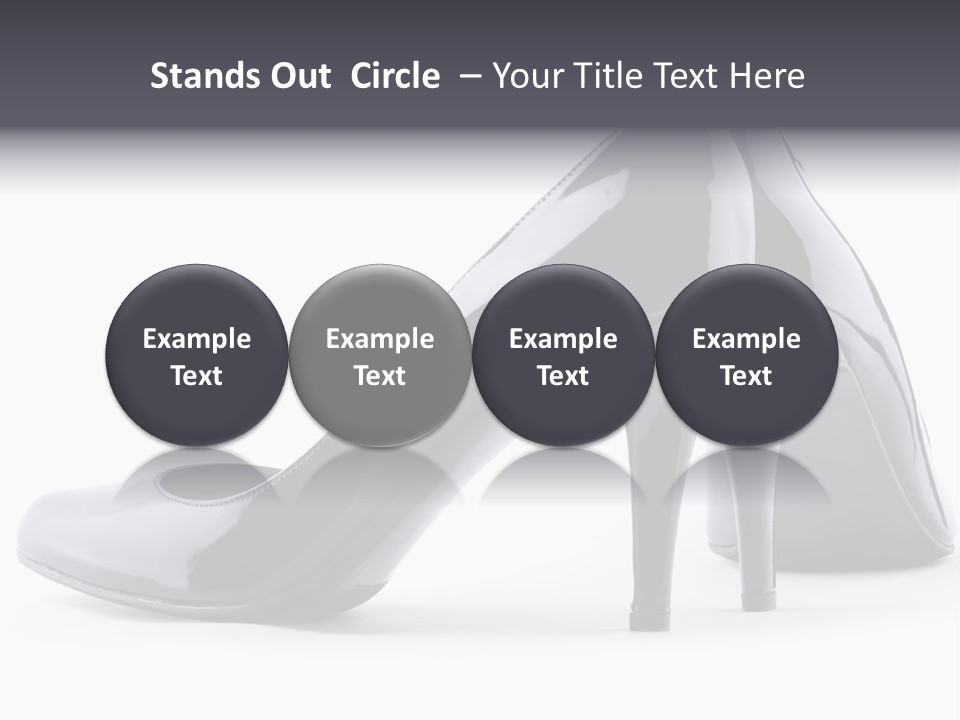 High Leather Isolated PowerPoint Template