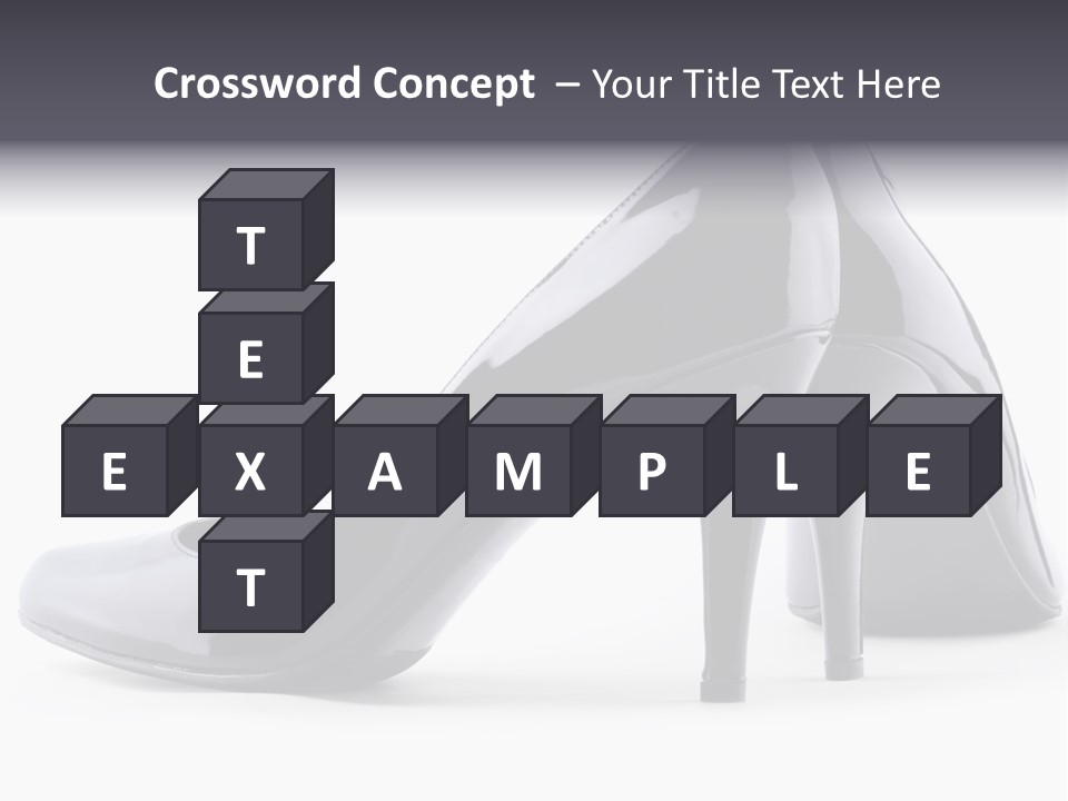 High Leather Isolated PowerPoint Template